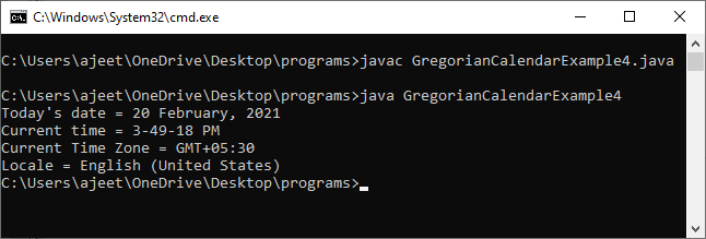 Gregorian calendar Java - Javatpoint gregorian-calendar-java-javatpoint