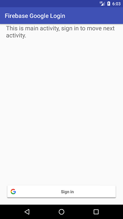 Android Firebase Authentication - Google Login